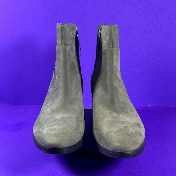 VIONIC Women's Gray/Green Waterproof Leather Shantelle‎ Bootie Shoe Size 11-NEW - Picture 2 of 7
